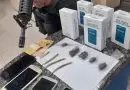 Policiais militares apreendem drogas, máquinas de cartão e aparelhos celulares, em Santo Antônio de Pádua