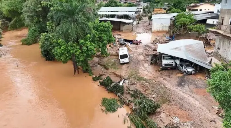 Sobe para 19 o número de mortes após fortes chuvas no Espírito Santo