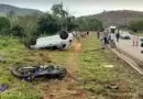 Motociclista morre em grave acidente após carro invadir contramão na BR-116, em Muriaé