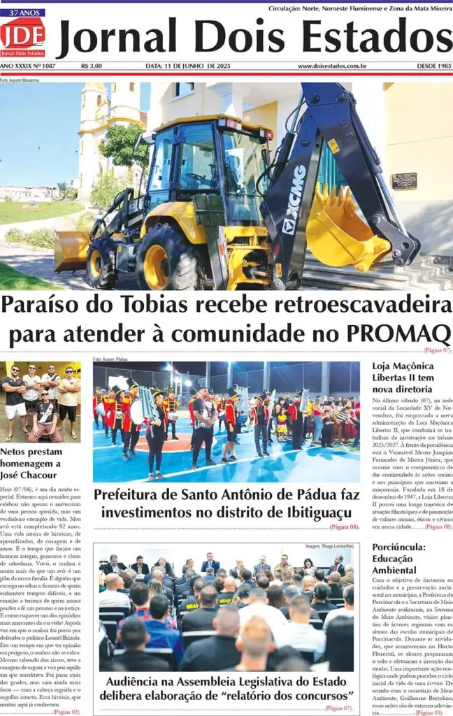JORNAL DOIS ESTADOS 1087 DE 11 DE JUNHO DE 2025