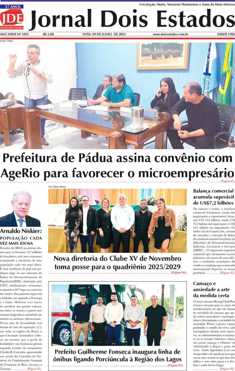 JORNAL DOIS ESTADOS 1091 DE 09 DE JULHO DE 2025